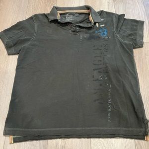 American Eagle Outfitters Distressed Polo, Size XXL